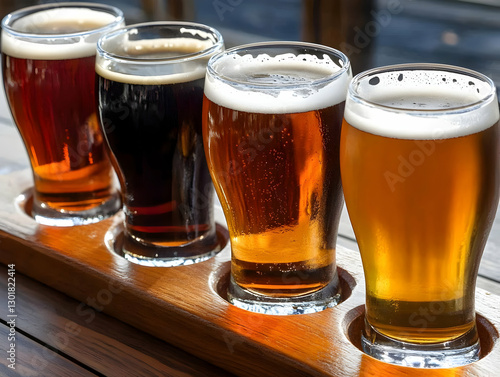 Photo Four Beer Flight Tast...
