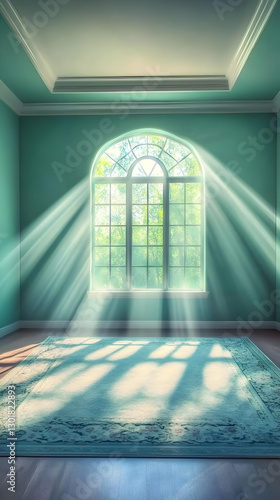 Illustration - Sunlit Room ...