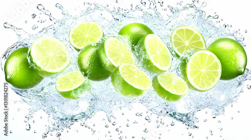 Lime Splash Illustration - ...