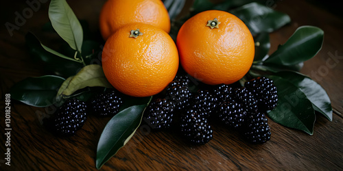 Photo Still Life Oranges Bl...