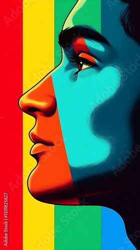 Illustration - Colorful Fac...