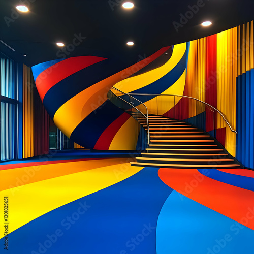 Illustration Colorful Spira...