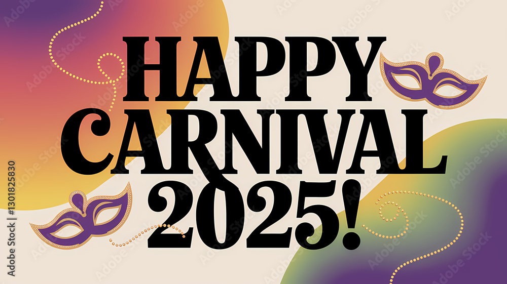 Obraz premium Happy Carnival 2025