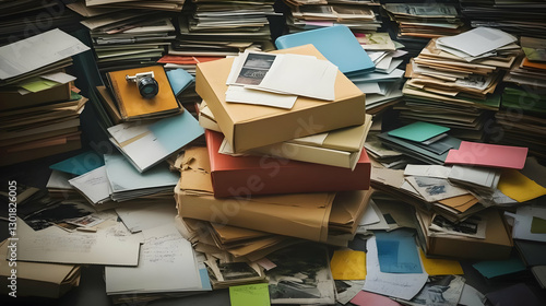 Illustration of Cluttered D...