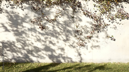 Photo - Vines, Wall, Shadow...