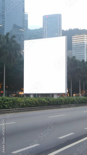 Photo Mockup Billboard City...
