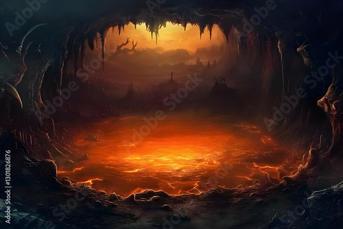 Illustration - Fiery Cave D...