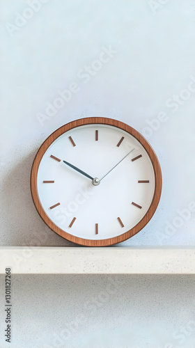 3D Render Clock Time Minima...
