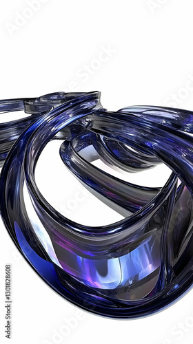 3D Abstract Illustration Sw...