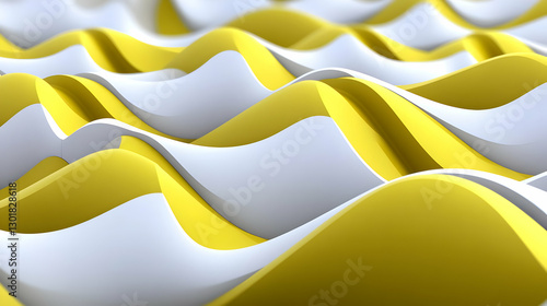 3D Abstract Background - Ye...