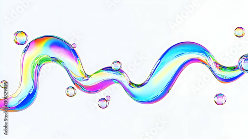 3D Illustration Abstract Co...