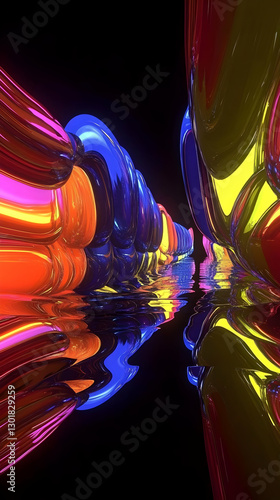 3D Abstract Illustration Co...