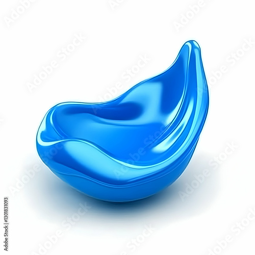 3D Illustration Abstract Bl...