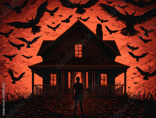Illustration of Haunted Hou...