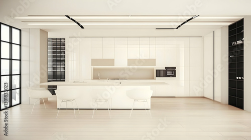 Illustration - Modern White...