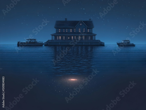 Illustration - Serene Night...