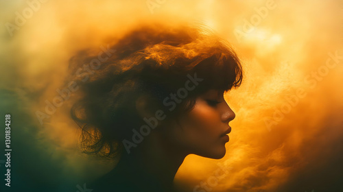 Illustration- Dreamy Woman ...