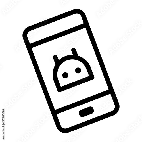 handphone Line Icon