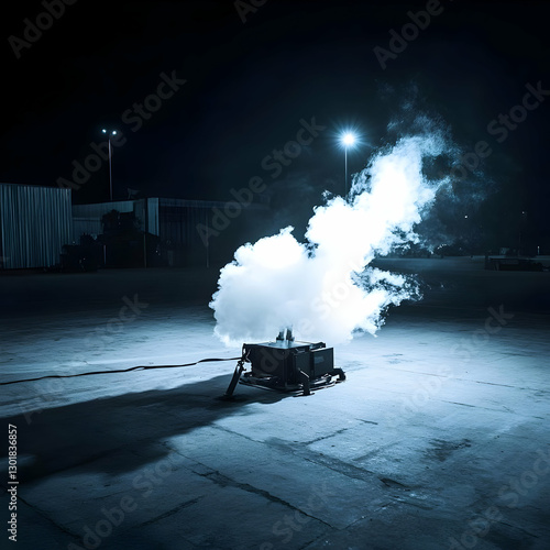 Photo - Night Smoke, Fog, A...