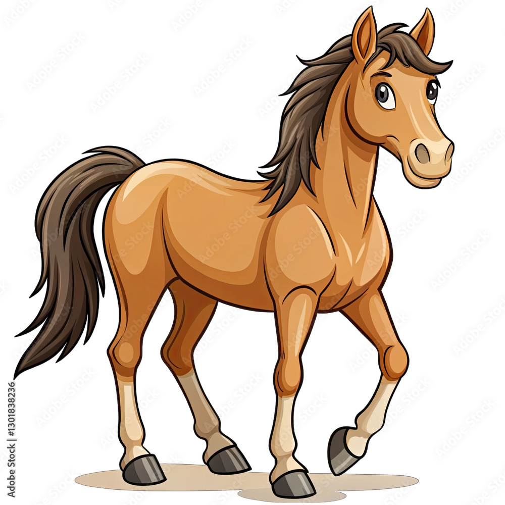 Obraz premium horse vector illustration