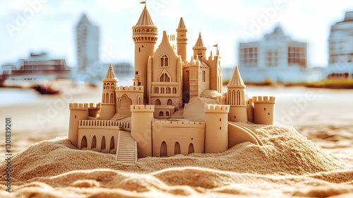 Realistic Photo Sandcastle ...