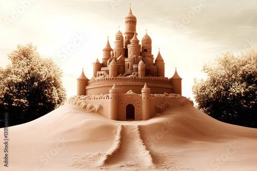 3D Illustration Majestic Sa...