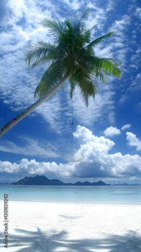 Tropical Beach Paradise Ill...