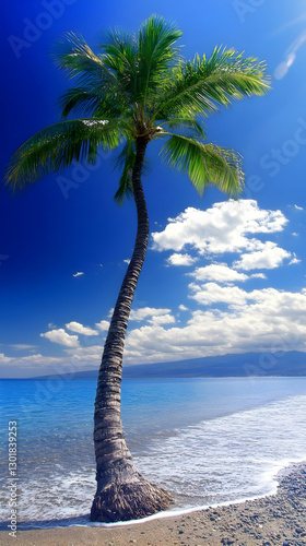 Photo - Tropical Beach Palm...
