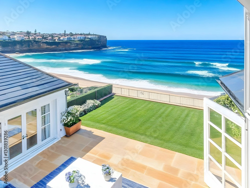 Photo Coastal Home Ocean Vi...