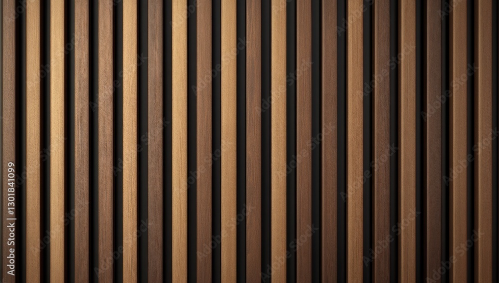Vertical wood slat wall panel background texture. Vertical wood slat wall panel background texture.