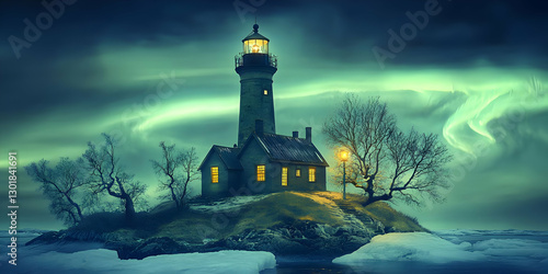 Illustration - Lighthouse, ...