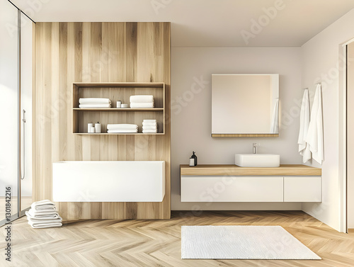 3D Bathroom Interior Design...