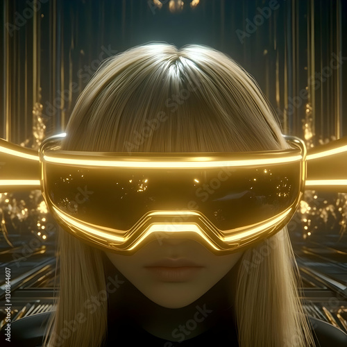 3D Illustration - Woman wit...
