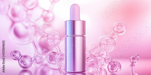 3D Illustration Pink Cosmet...