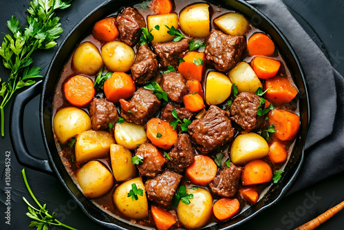 Photo Beef Stew Potatoes Ca...