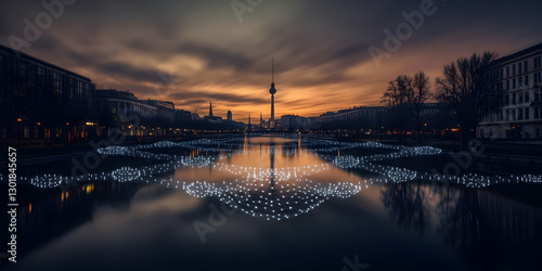Photo: Cityscape Night Ligh...