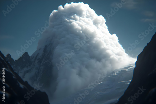 3D Render of an Avalanche S...