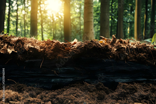 Photo Soil Layers, Leaves, ...