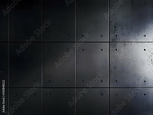 Dark Metal Panel Background...