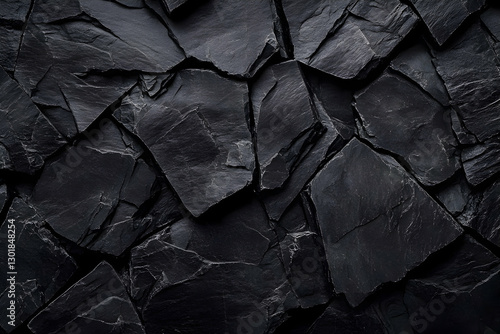 Photo Dark Stone Texture Ba...