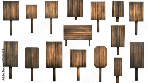 Photo Pack Wooden Signs, Wo...