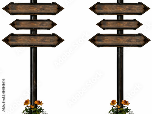 Illustration - Wooden Signp...
