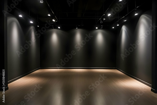 Photo Empty Room Interior D...