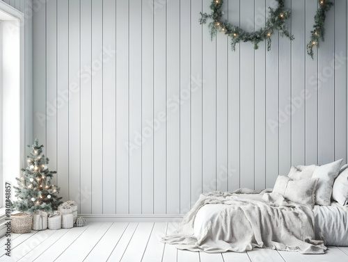 3D Illustration Cozy Bedroo...