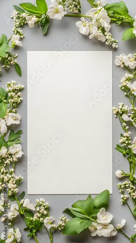 Floral Photo Background Whi...