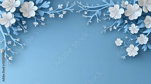 3D Illustration - Floral Ba...