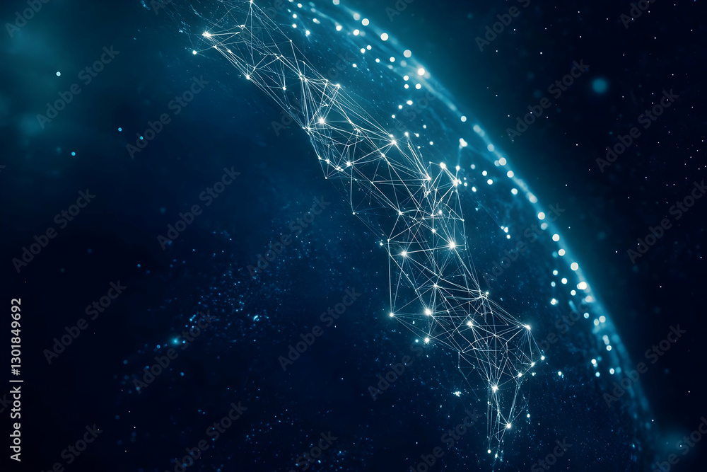 Abstract Background Illustration - Global Network Connection, Data, Technology, Communication, Innovation, Digital, Internet, Futuristic, World Abstract Background Illustration - Global Network Connection, Data, Technology, Communication, Innovation, Digital, Internet, Futuristic, World