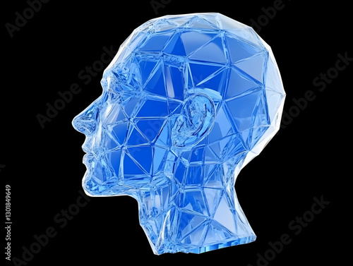 3D Illustration Abstract Bl...