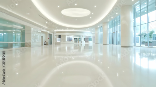Photo Modern White Empty Bu...