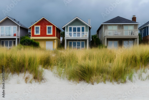 Photo Beach Houses Coastal ...